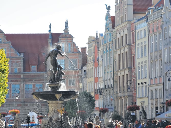 La Fuente de Neptuno, “anillo de bodas” entre Danzig y el mar.