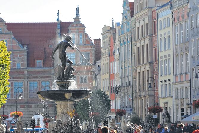 La Fuente de Neptuno, “anillo de bodas” entre Danzig y el mar.