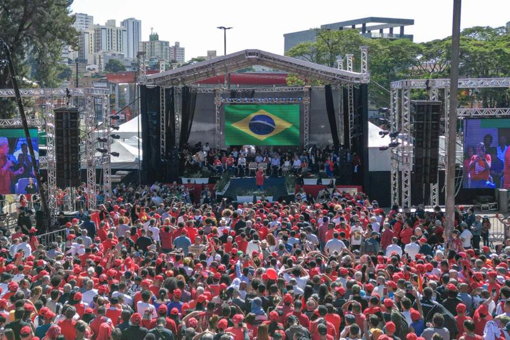 Acto de Lula en San Pablo. Foto: lula.com.br