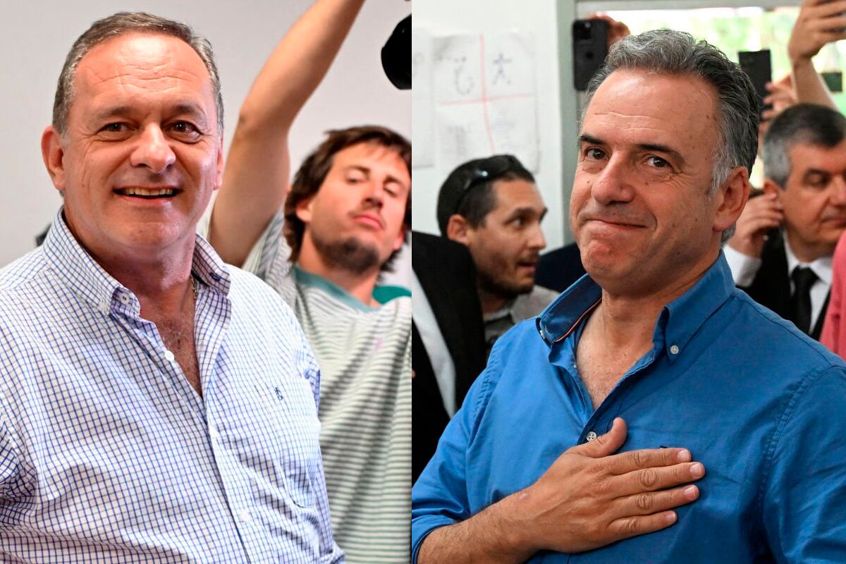 Yamandú Orsi y Álvaro Delgado.