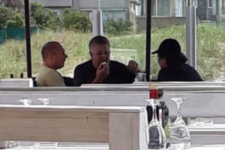 Stornelli junto a D´Alessio en una de las imágenes aportadas a la Justicia.