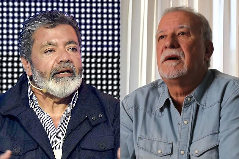 Gremialistas Gerardo Martínez y Omar Plaini.