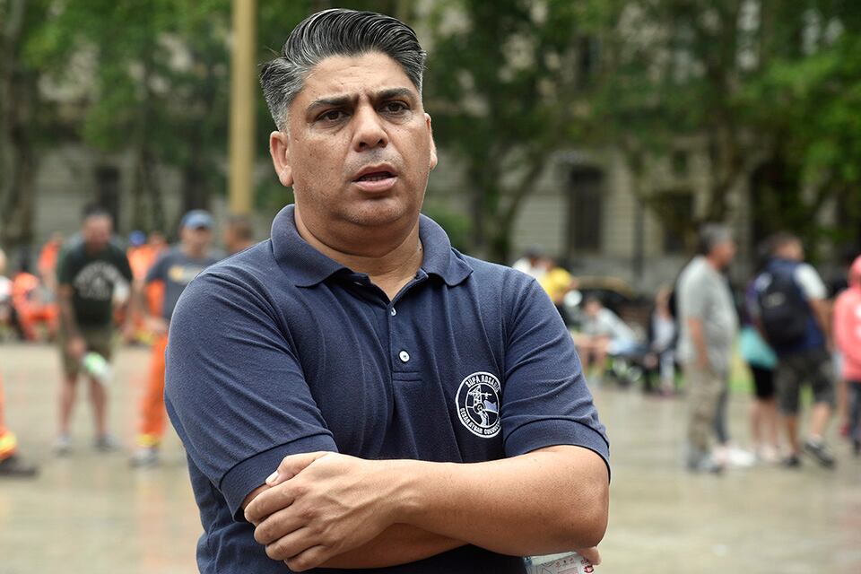 El secretario general del SUPA, César Aybar