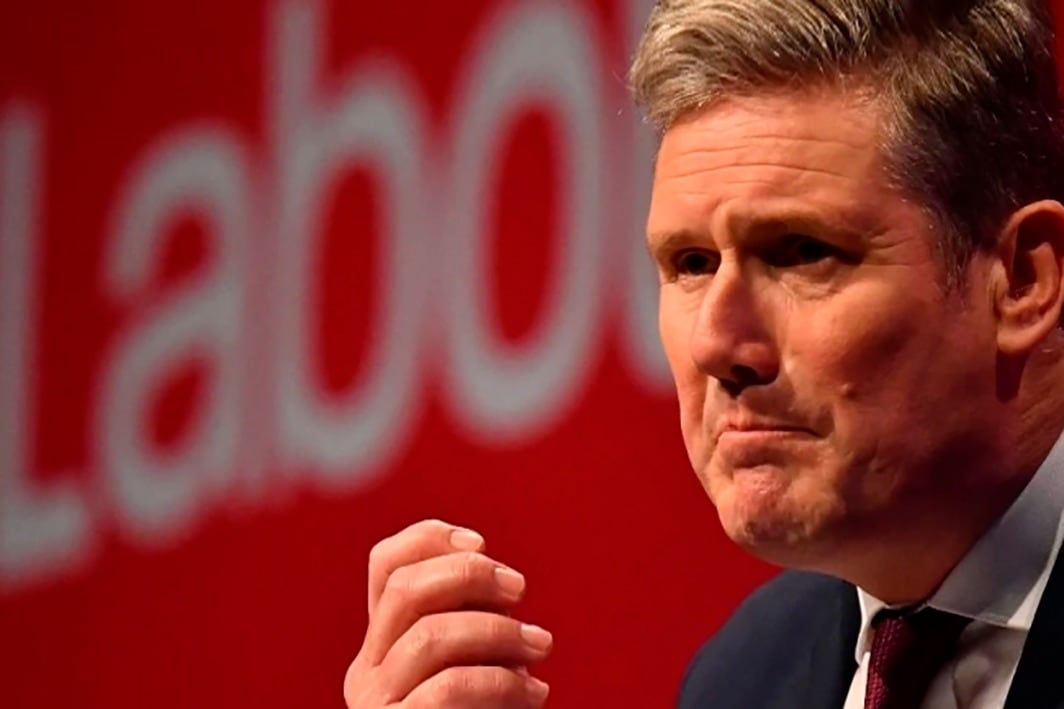 El laborista Keir Starmer copó el centro de la escena.