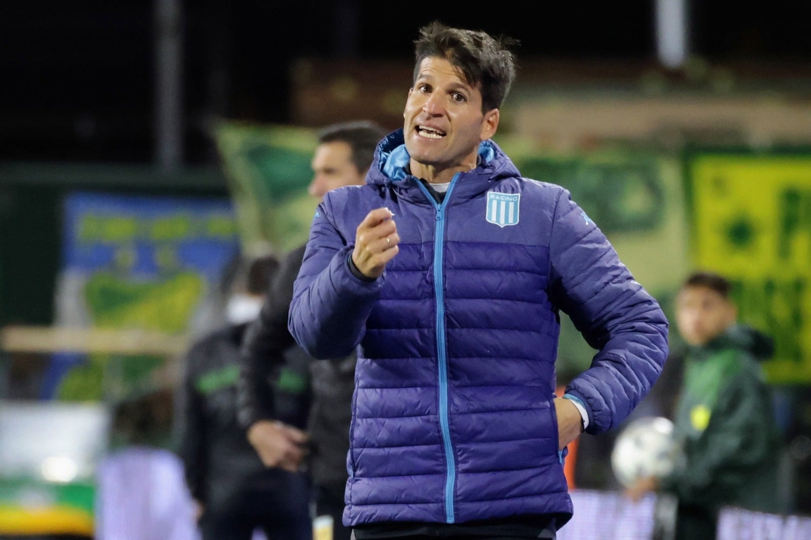 Grazzini, integrante de la dupla técnica de la Academia con Videla