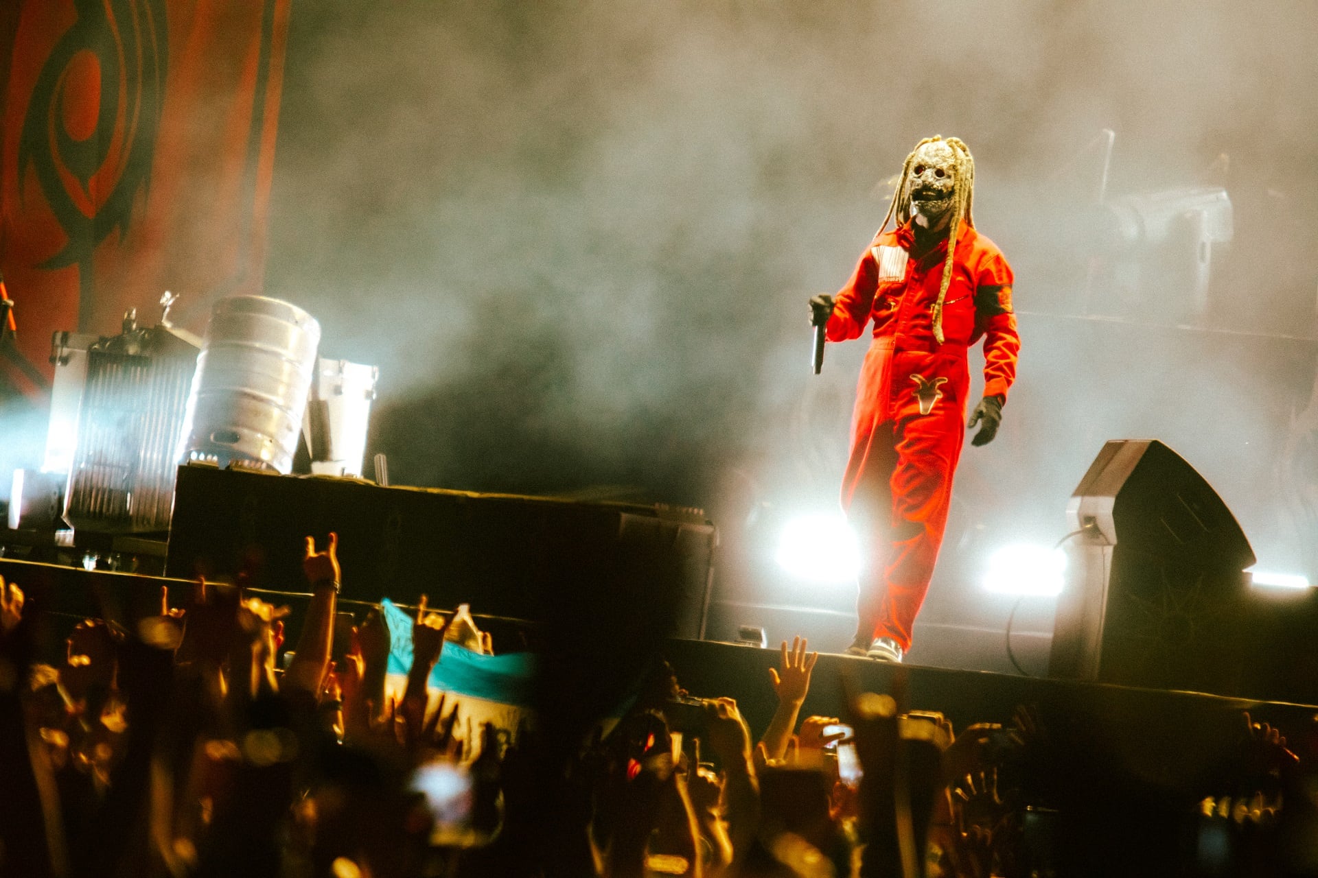 El grupo de Corey Taylor cerró una jornada que también tuvo a los locales Nvlo (que se la re bancaron), a Amon Amarth y a Babymetal
