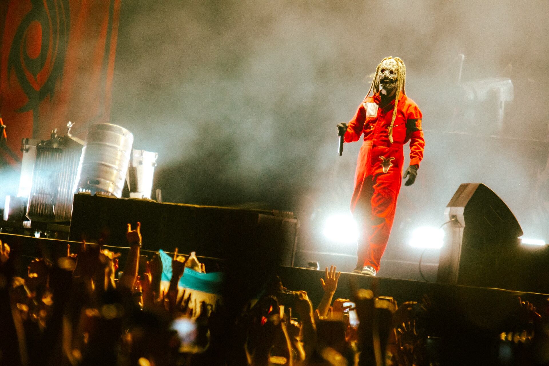 El grupo de Corey Taylor cerró una jornada que también tuvo a los locales Nvlo (que se la re bancaron), a Amon Amarth y a Babymetal