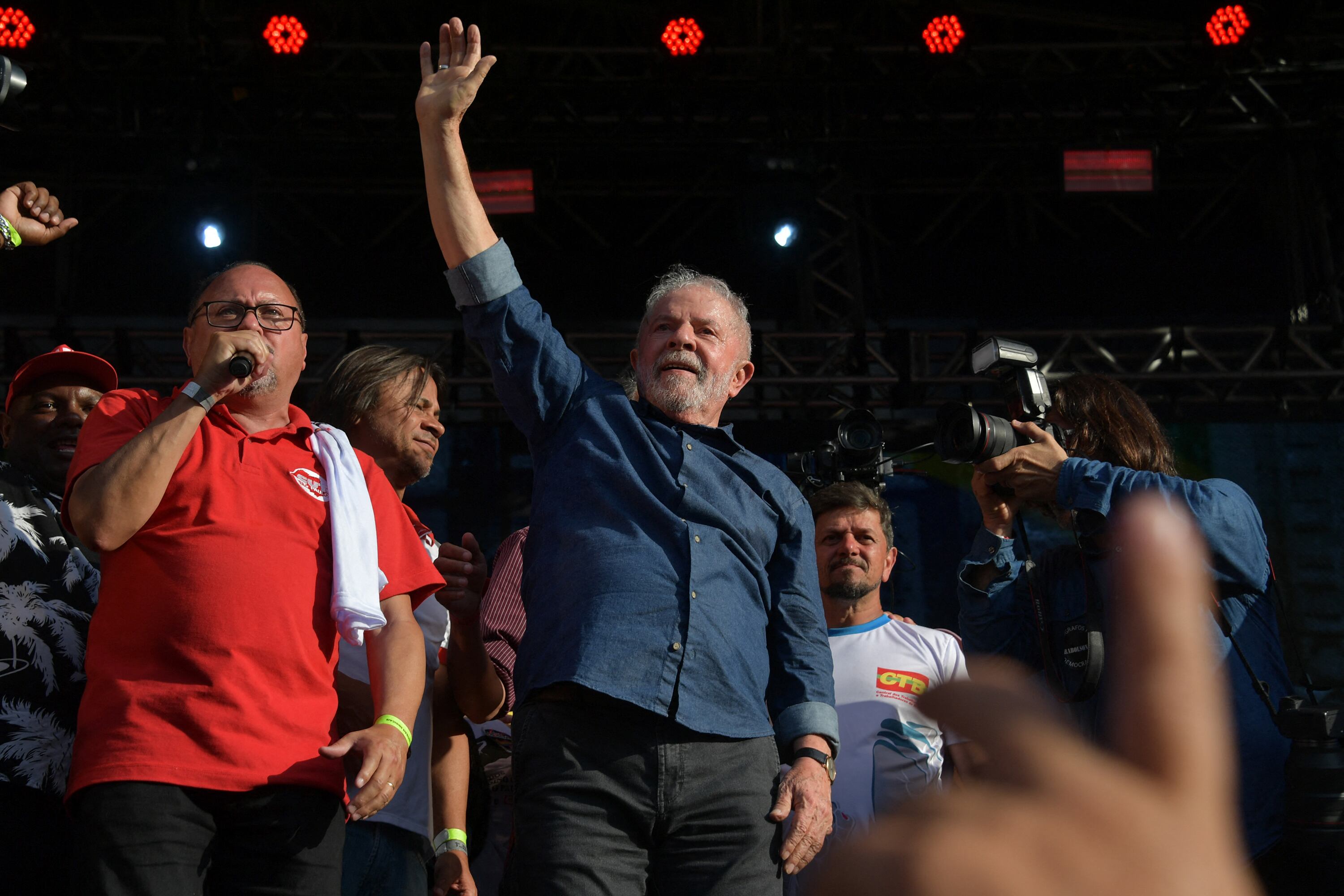 Lula, favorito en las encuestas para las elecciones de octubre.