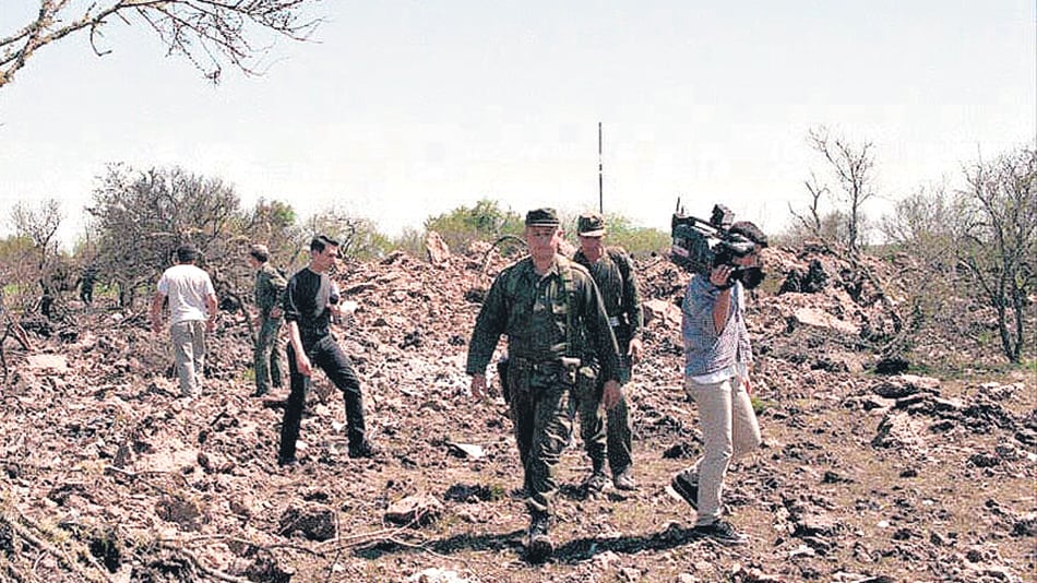 El avión volaba de Misiones a Buenos Aires y se estrelló en territorio uruguayo.