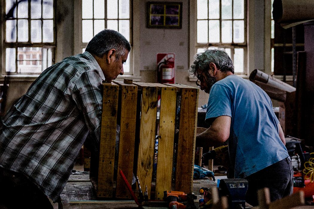 La Huella, una cooperativa de carpintería surgida en el Borda.