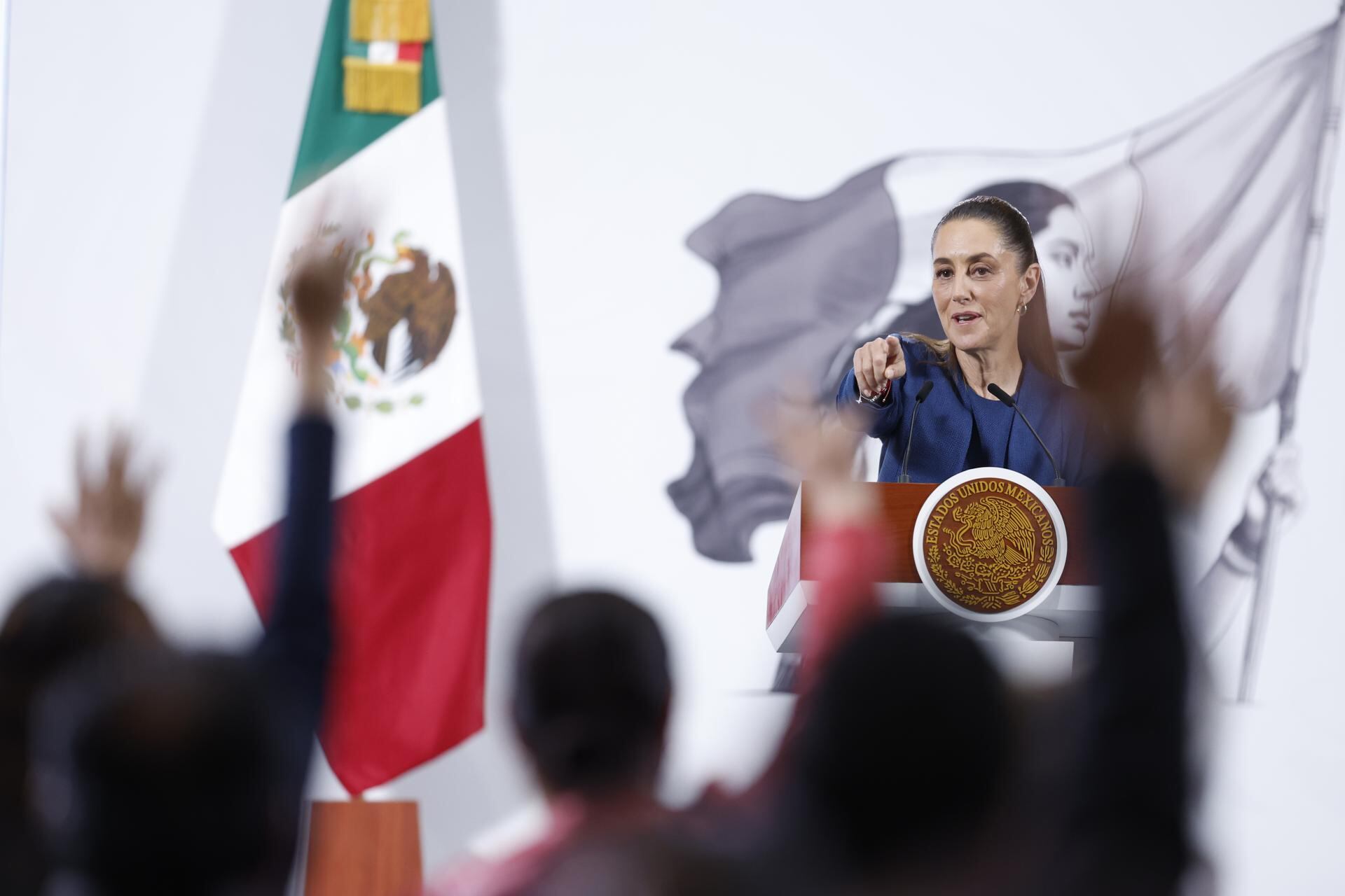 Claudia Sheinbaum, presidenta de México.