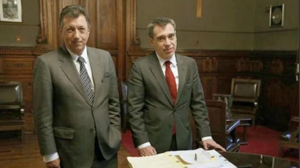 Los jueces Santiago Corcuera y Alberto Dalla Vía.