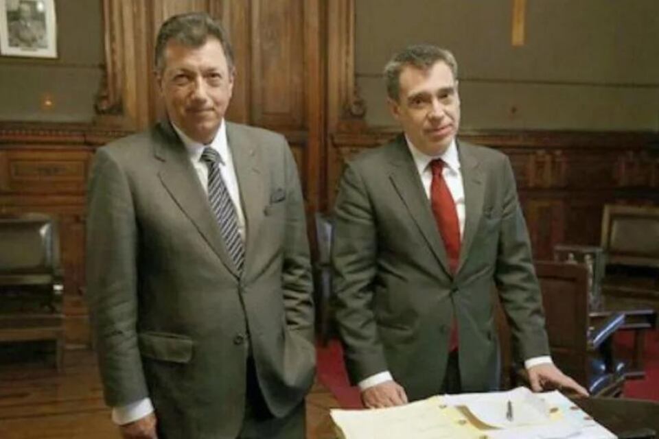 Los jueces Santiago Corcuera y Alberto Dalla Vía.