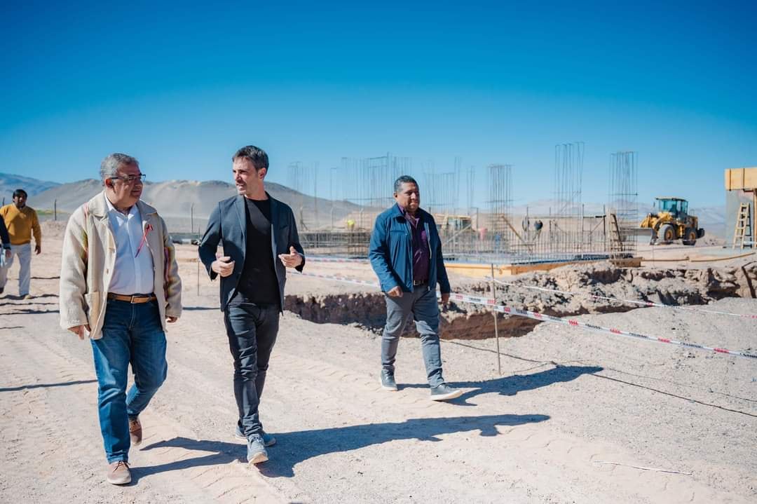 Desde Antofagasta de la Sierra Jalil habló con la prensa. 