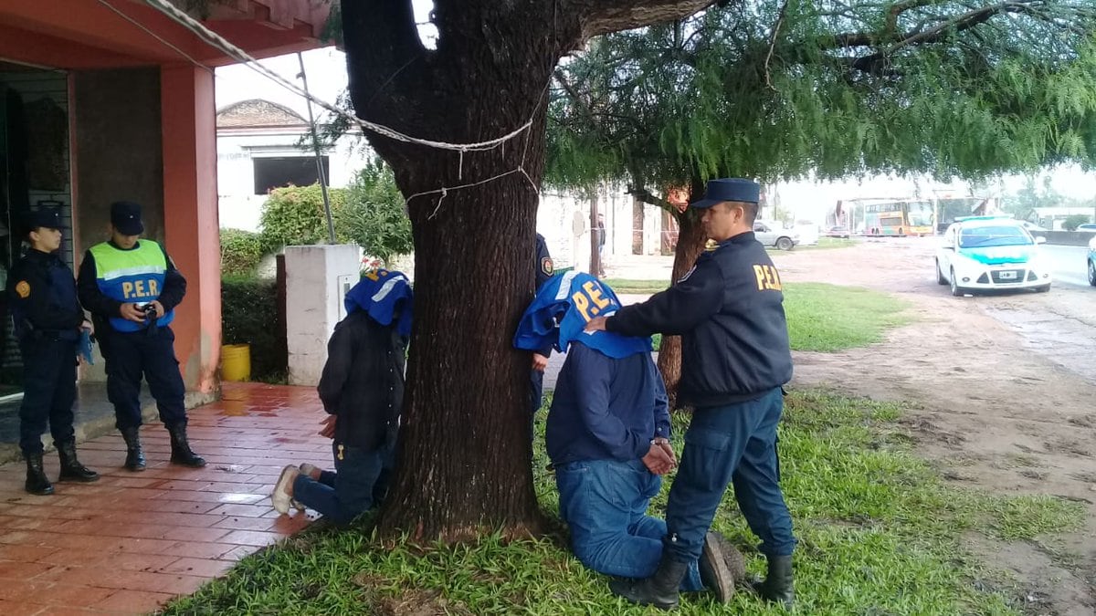 El momento de la detención de Fernández.