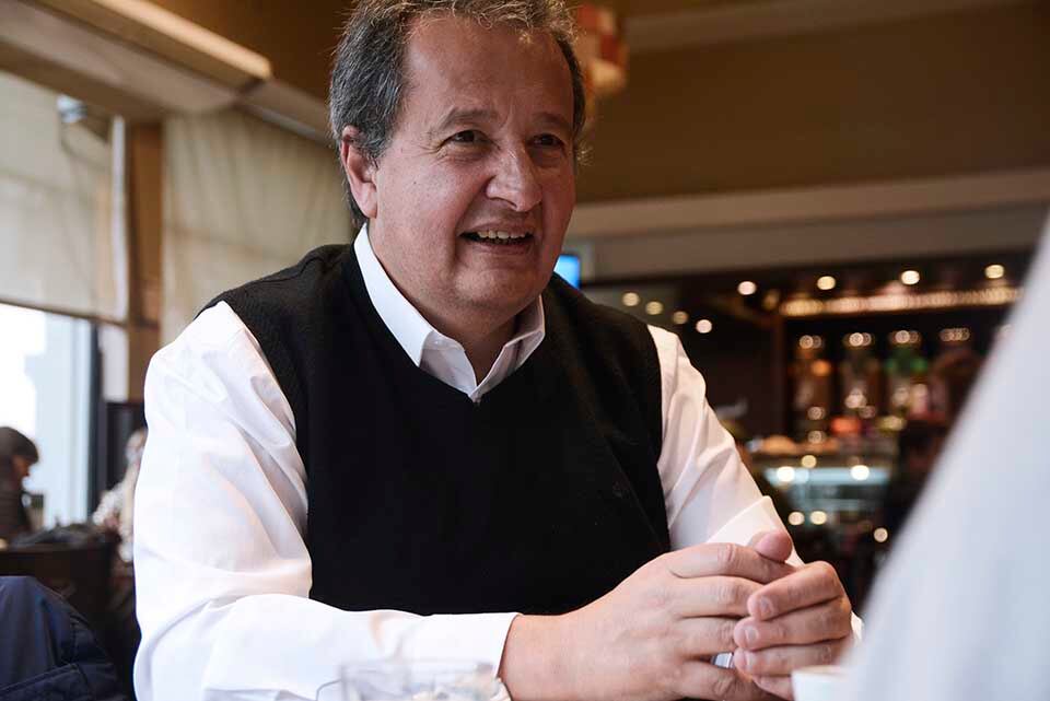 El diputado y candidato Carlos Del Frade.