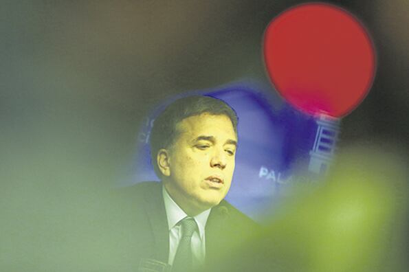 Nicolás Dujovne, ministro de Hacienda. Satisfacción por el resultado fiscal de enero.