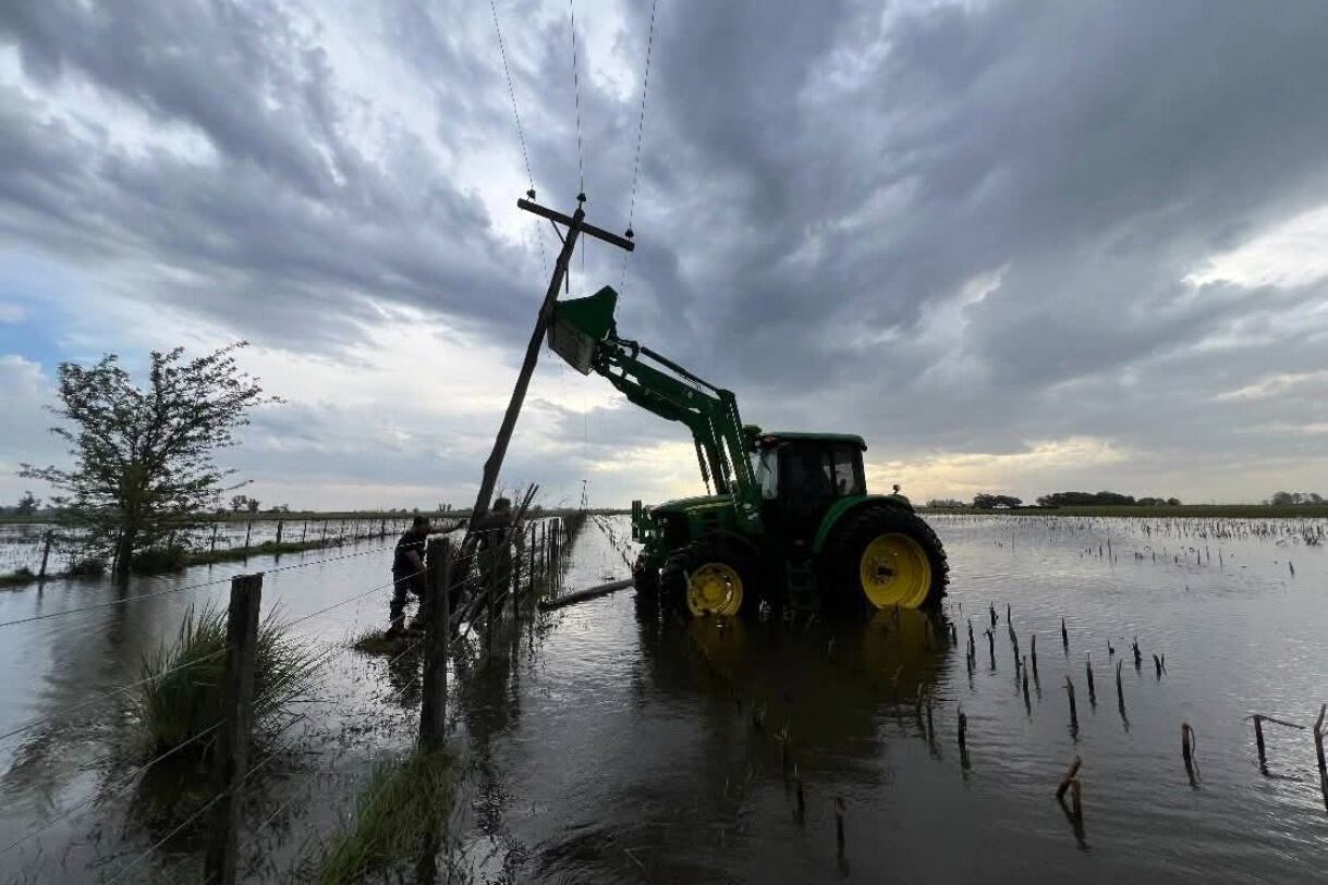 Las inundaciones activaron la queja de los productores. 