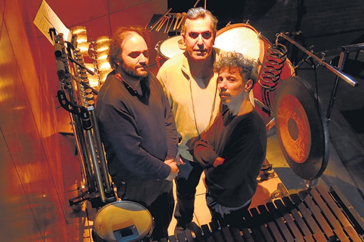 Walter Jakob, Gabriel Chwojnik y Agustín Mendilaharzu