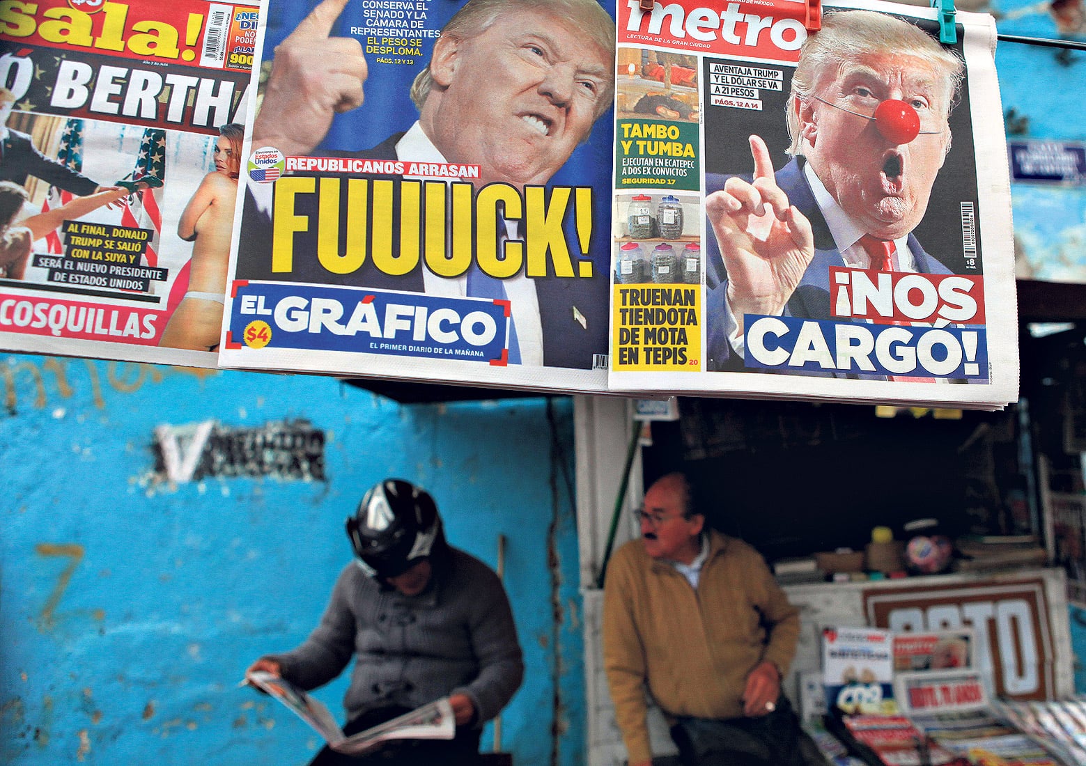 Los medios mexicanos recibieron con sarcasmo la noticia del triunfo de Trump.