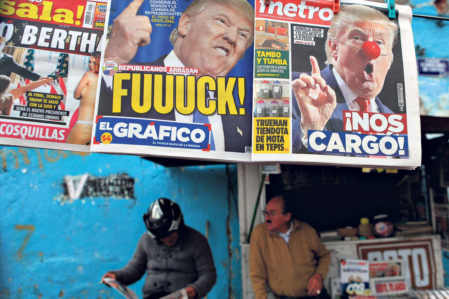 Los medios mexicanos recibieron con sarcasmo la noticia del triunfo de Trump.