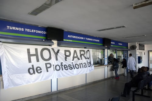 Los médicos bonaerenses harán su noveno y octavo día de paro en lo que va del año.