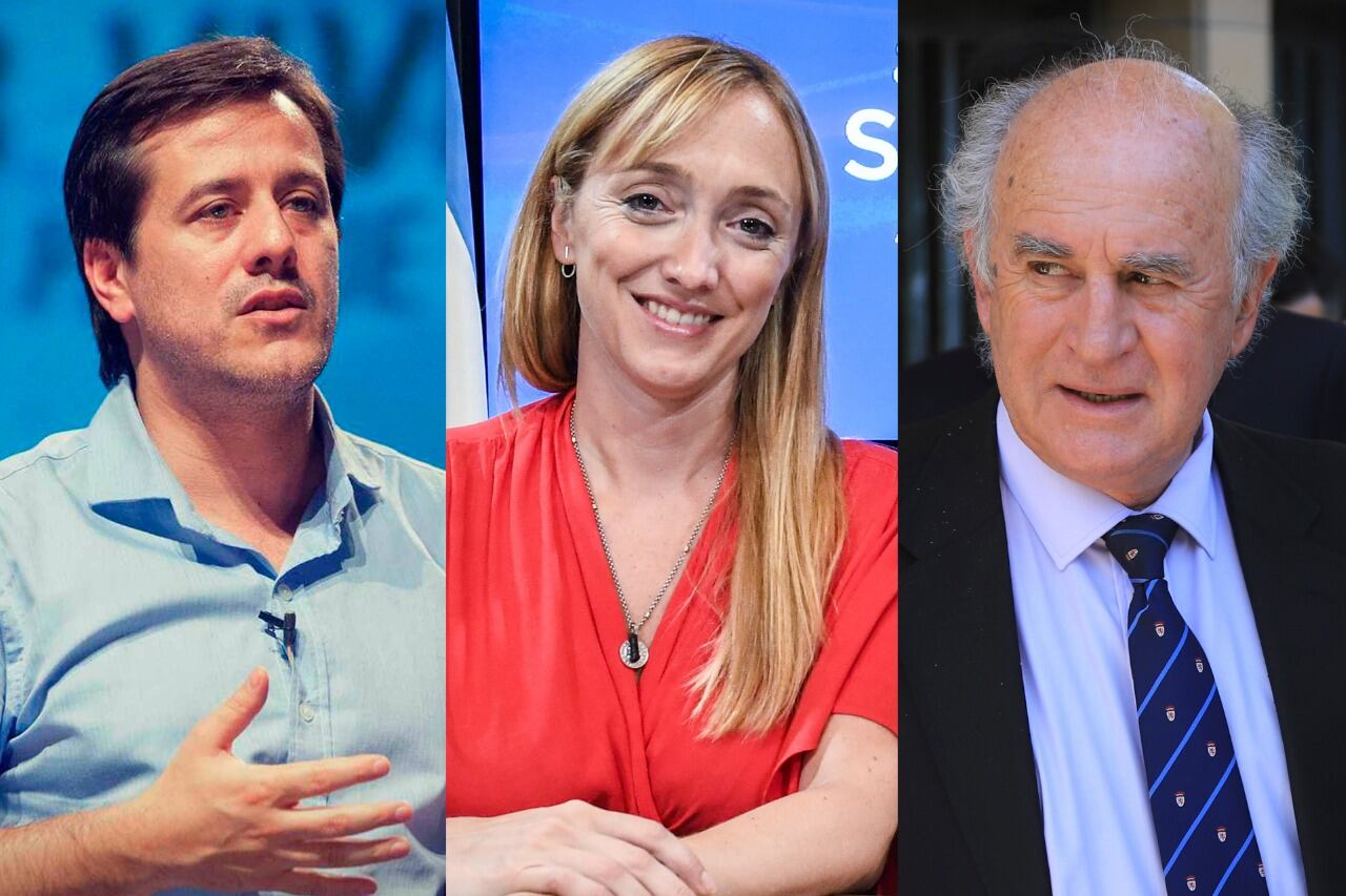 Mariano Recalde, Anabel Fernández Sagasti y Oscar Parrilli.