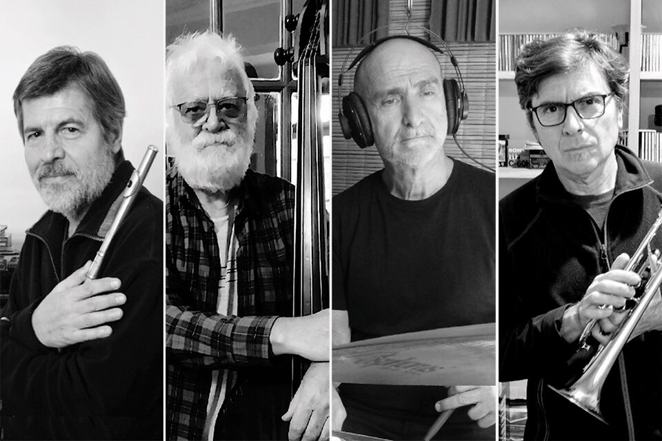 Luis Suárez, Charli Pagura, Pablo Dawidowicz y Mariano Suárez.