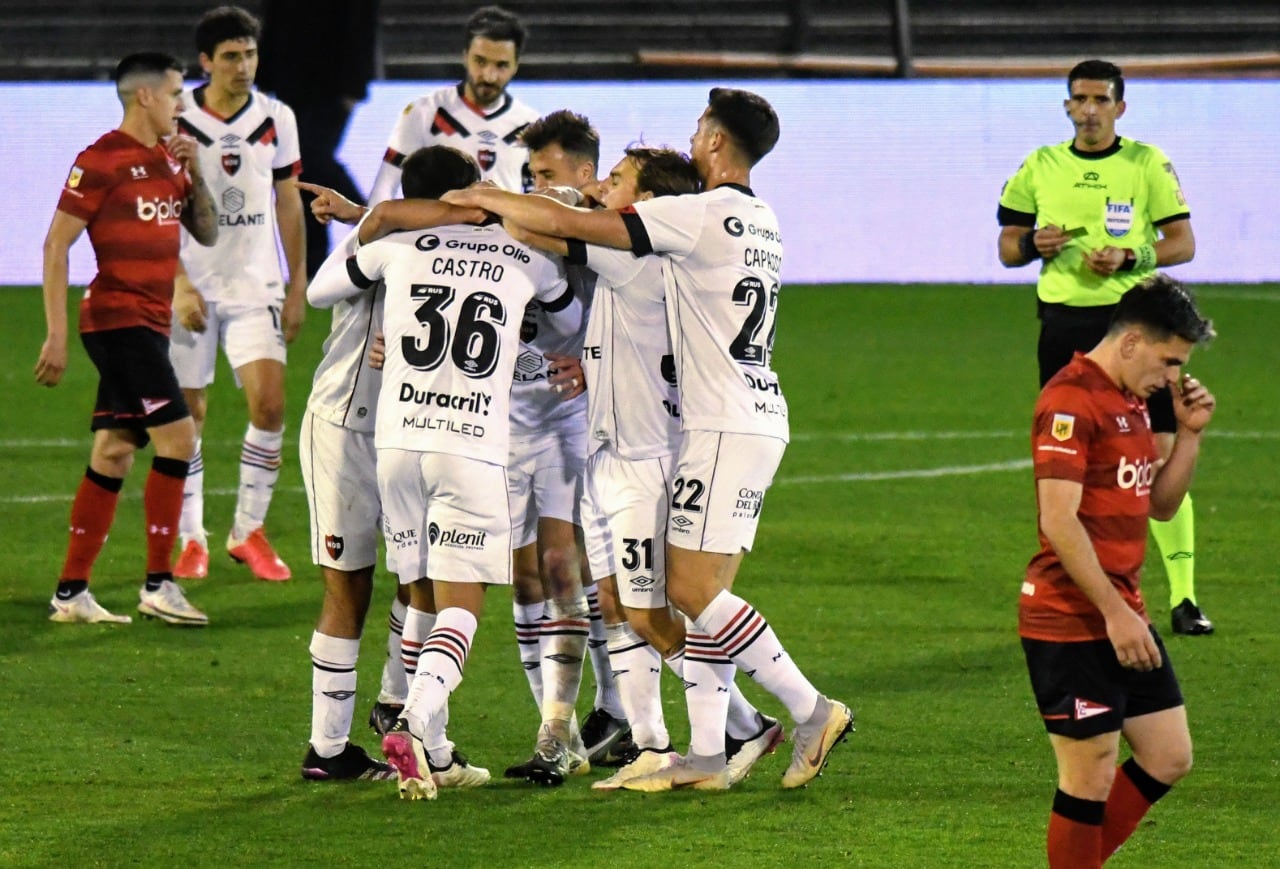 Los jugadores rosarinos tuvieron cuatro festejos
