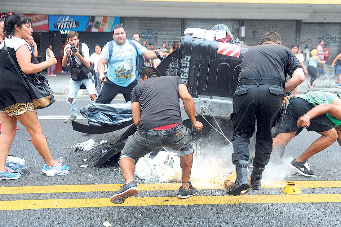 Los manteros reclamaban ser censados para entrar al acuerdo con el Gobierno de la Ciudad.