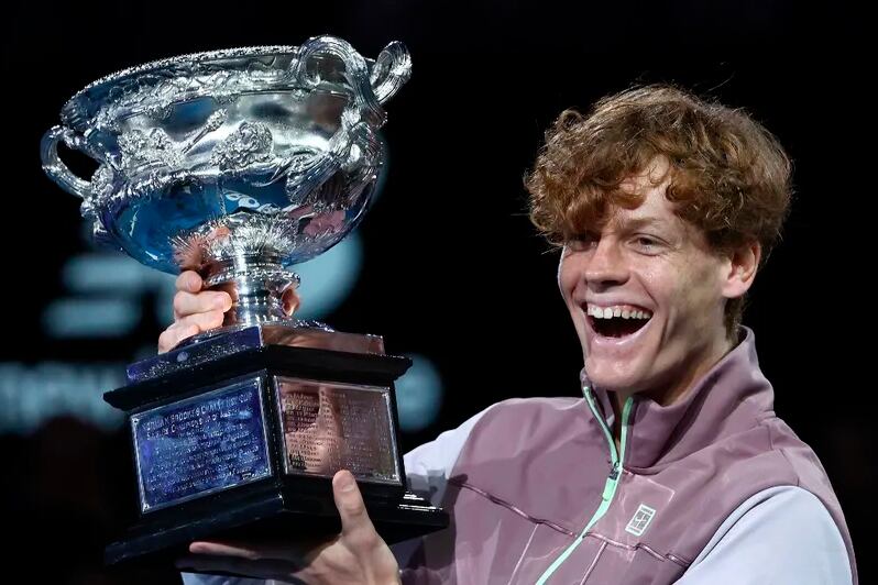 Jannik Sinner, el tenista italiano que conquistó Australia.