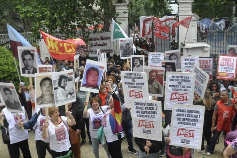 APDH llamó a mostrar el respaldo popular a la causa por la represión ilegal. 