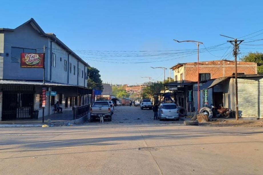 Una de las calles donde se relevaron domicilios 