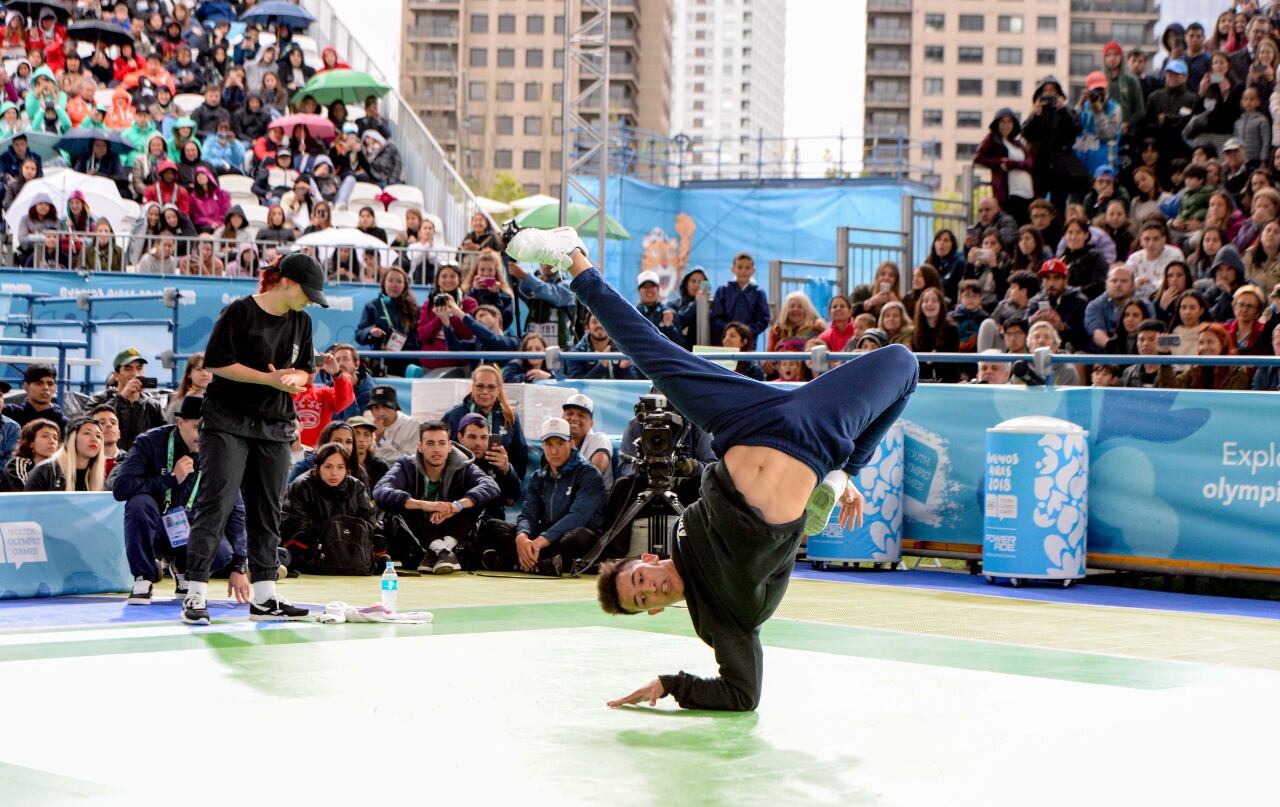 El breaking se pudo ver en los Juegos de la Juventud 2018