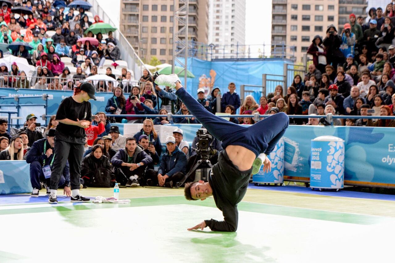 El breaking se pudo ver en los Juegos de la Juventud 2018