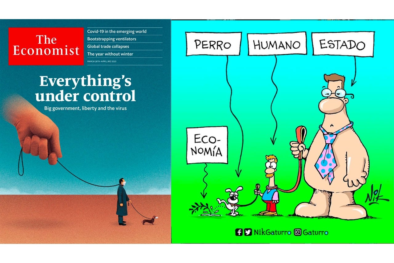 El dibujante Luca D'Urbino comparó en Twitter su ilustración y la de Nik: "Copió mi trabajo", afirmó.