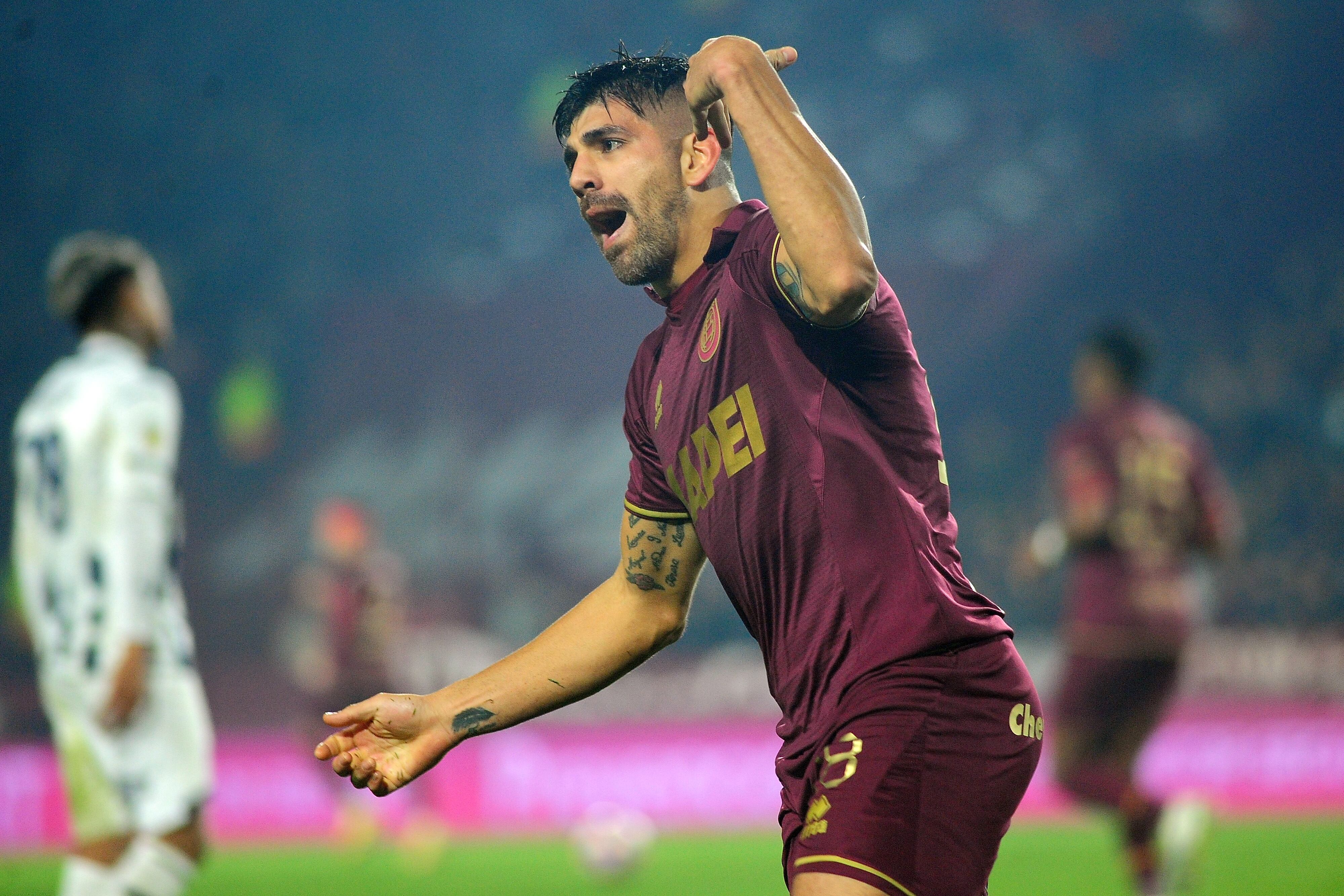 Leandro Díaz fue protagonista de una acción muy violenta