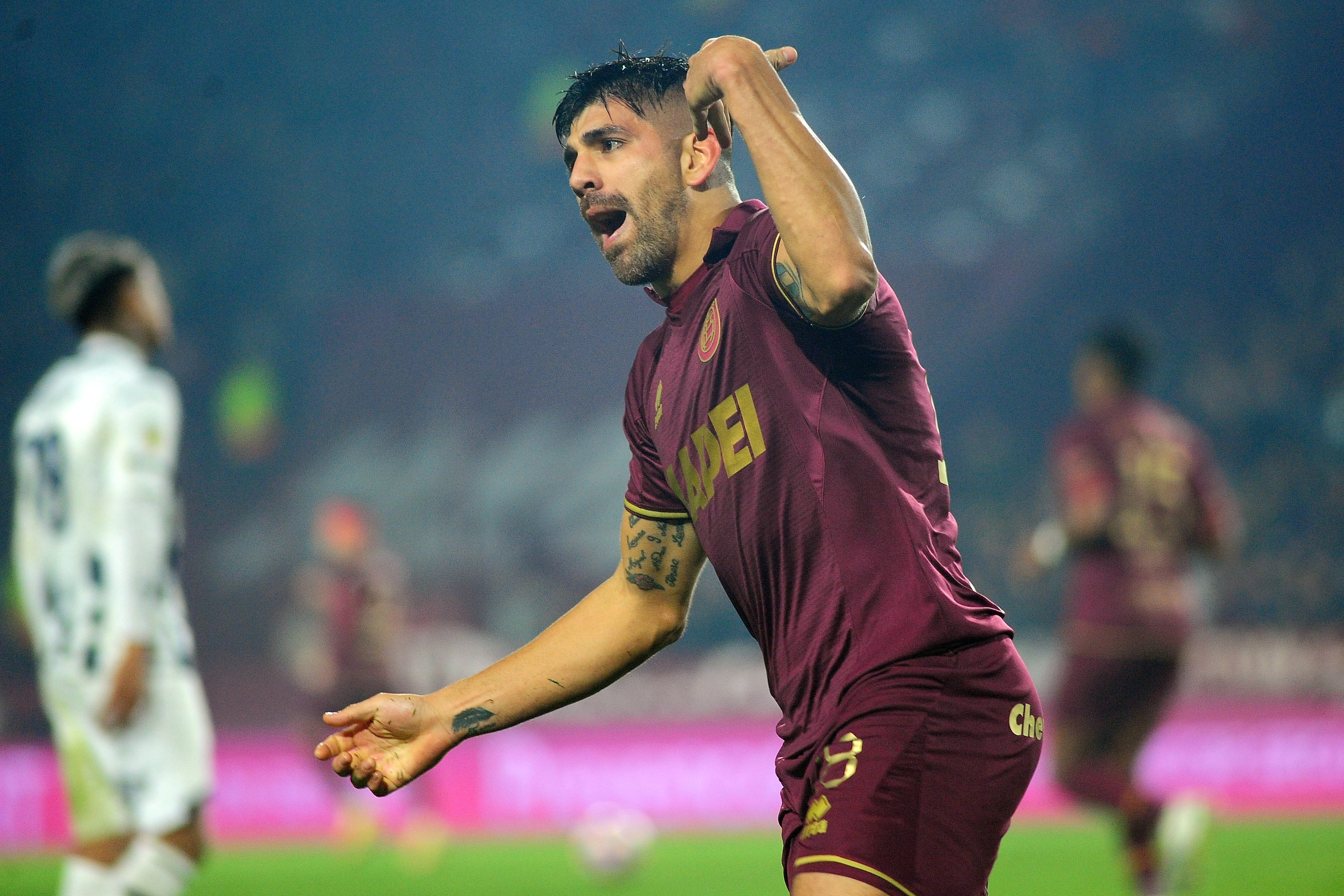 Leandro Díaz fue protagonista de una acción muy violenta