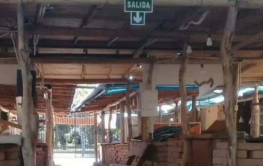 La feria de artesanos de Cafayate, vacía