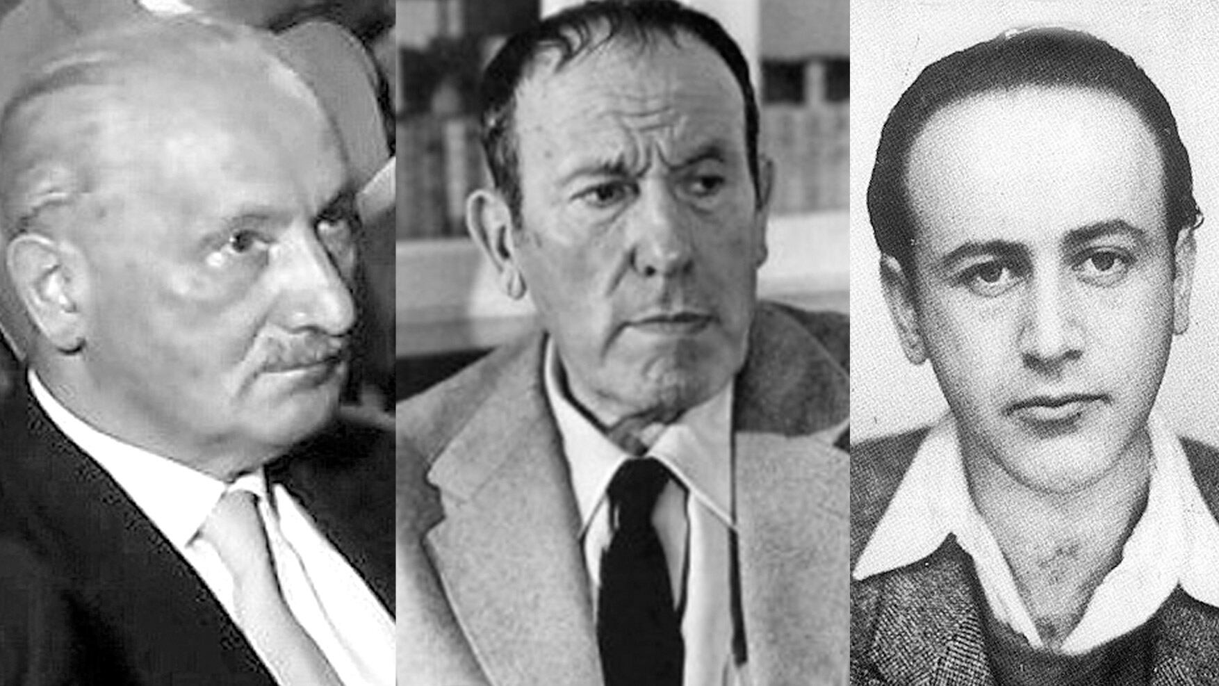 Martin Heidegger, René Char y Paul Celan.