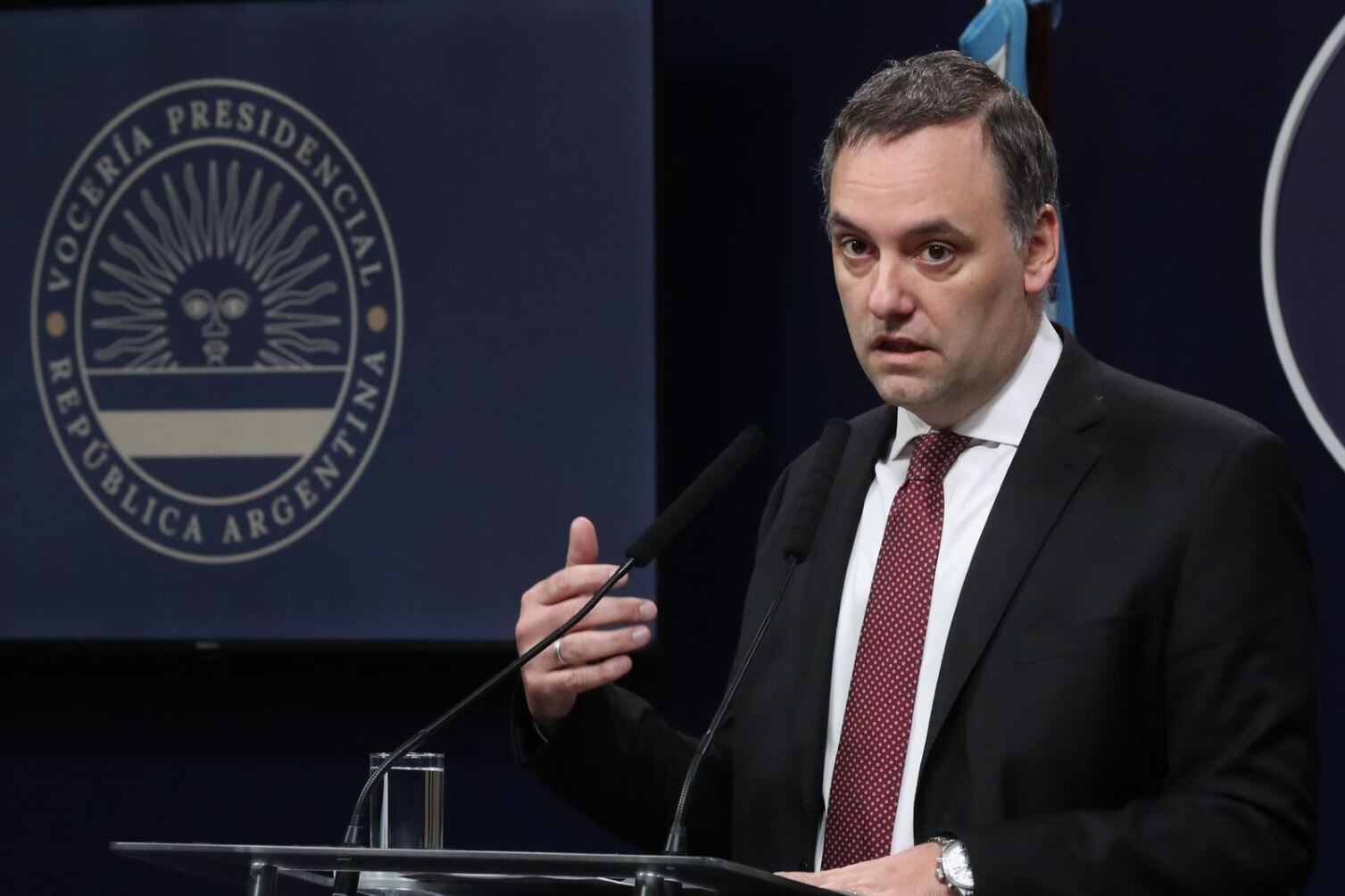 El vocero "entiende" y al mismo tiempo "desconoce". Imagen: Presidencia.