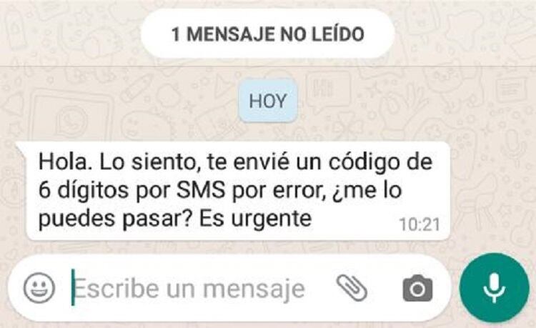 Así es mensaje de WhatsApp que no debe responderse. 
