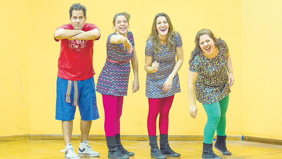 Los Bigolates, música y teatro en dosis parejas.