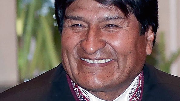 Evo Morales junto a António Guterres (izquierda), el secretario general de la ONU.