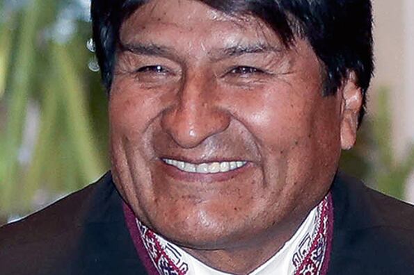 Evo Morales junto a António Guterres (izquierda), el secretario general de la ONU.