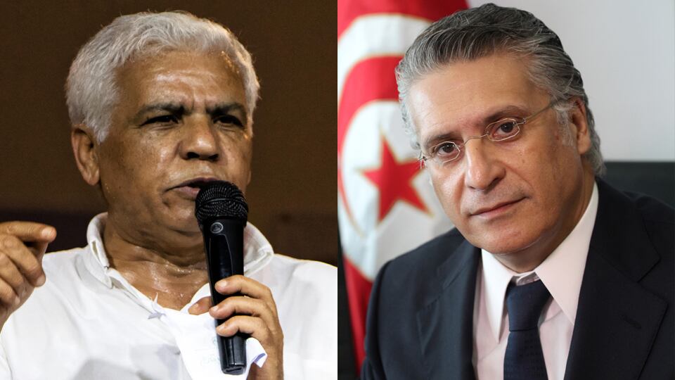 El jurista Said y el magnate Karoui disputarían la segunda vuelta.