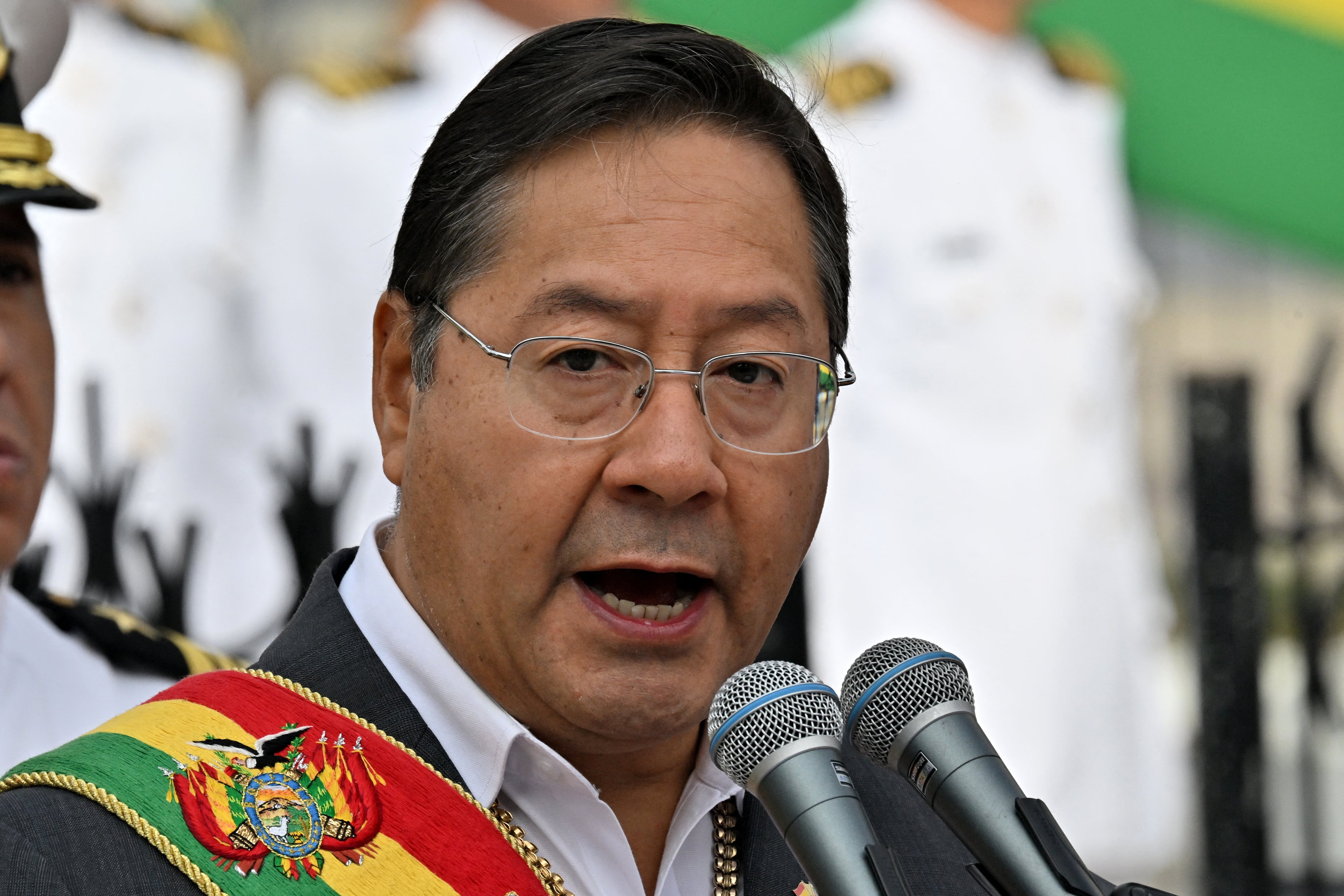Luis Arce, presidente de Bolivia. 