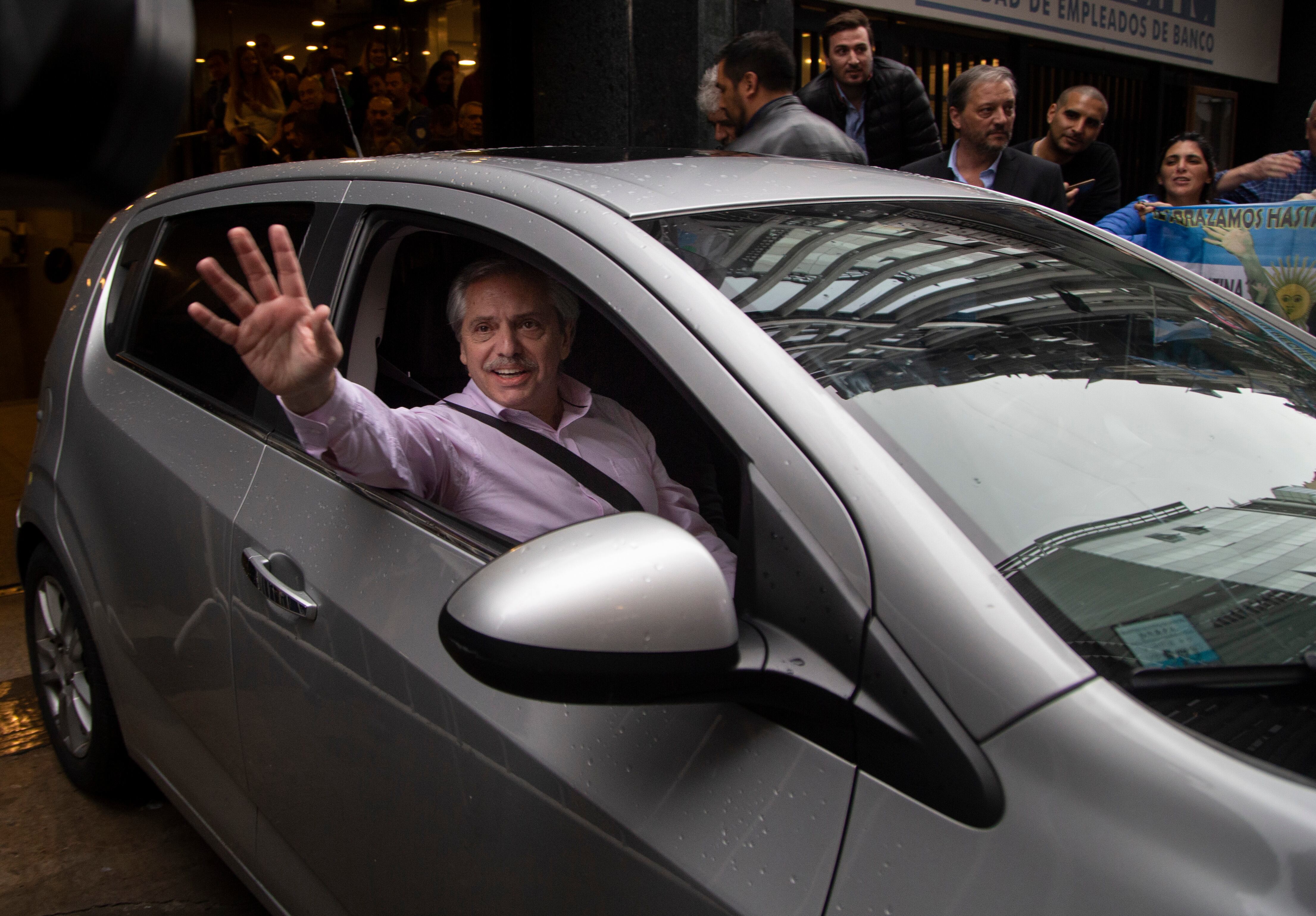 Alberto Fernández, precandidato a presidente del Frente de Todos.