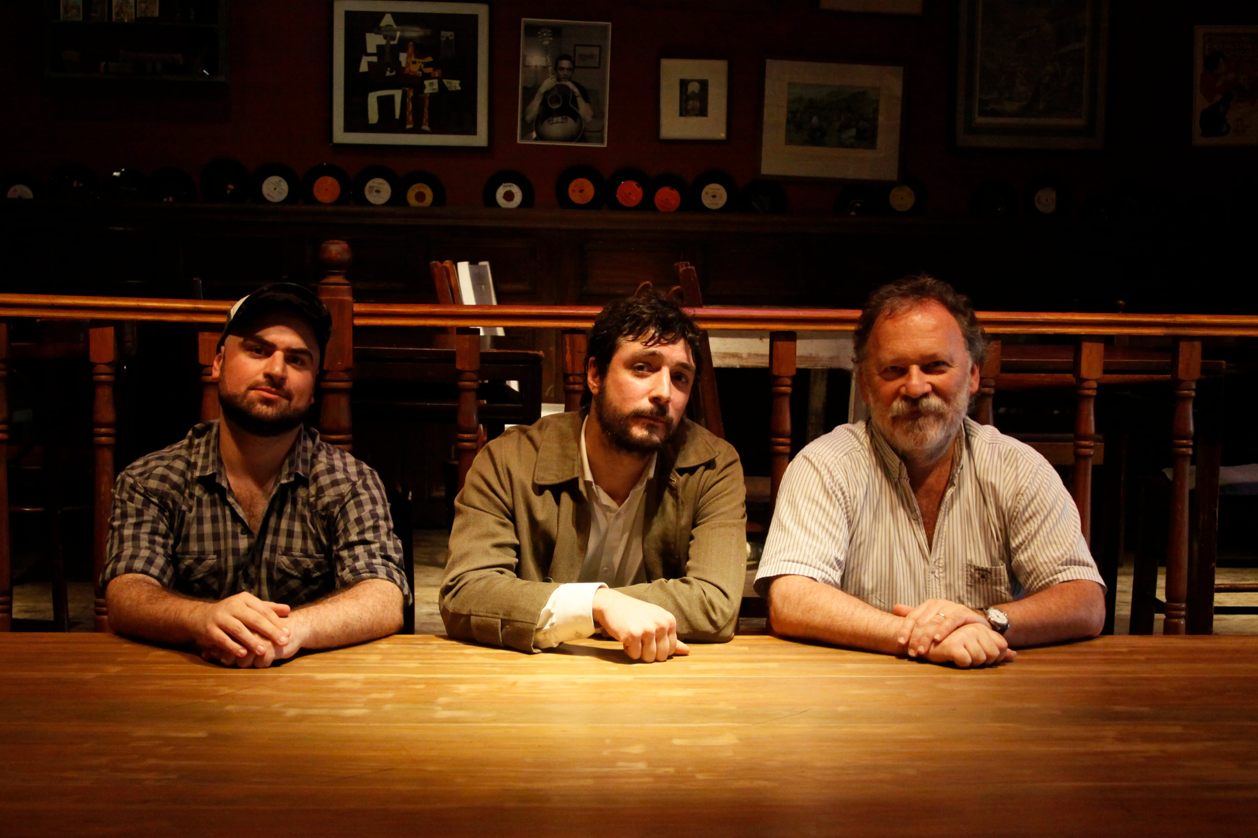 Daniel Devita, Tomás Bradley y Rolando Goldman, tres de los argentinos que impulsaron la iniciativa. 