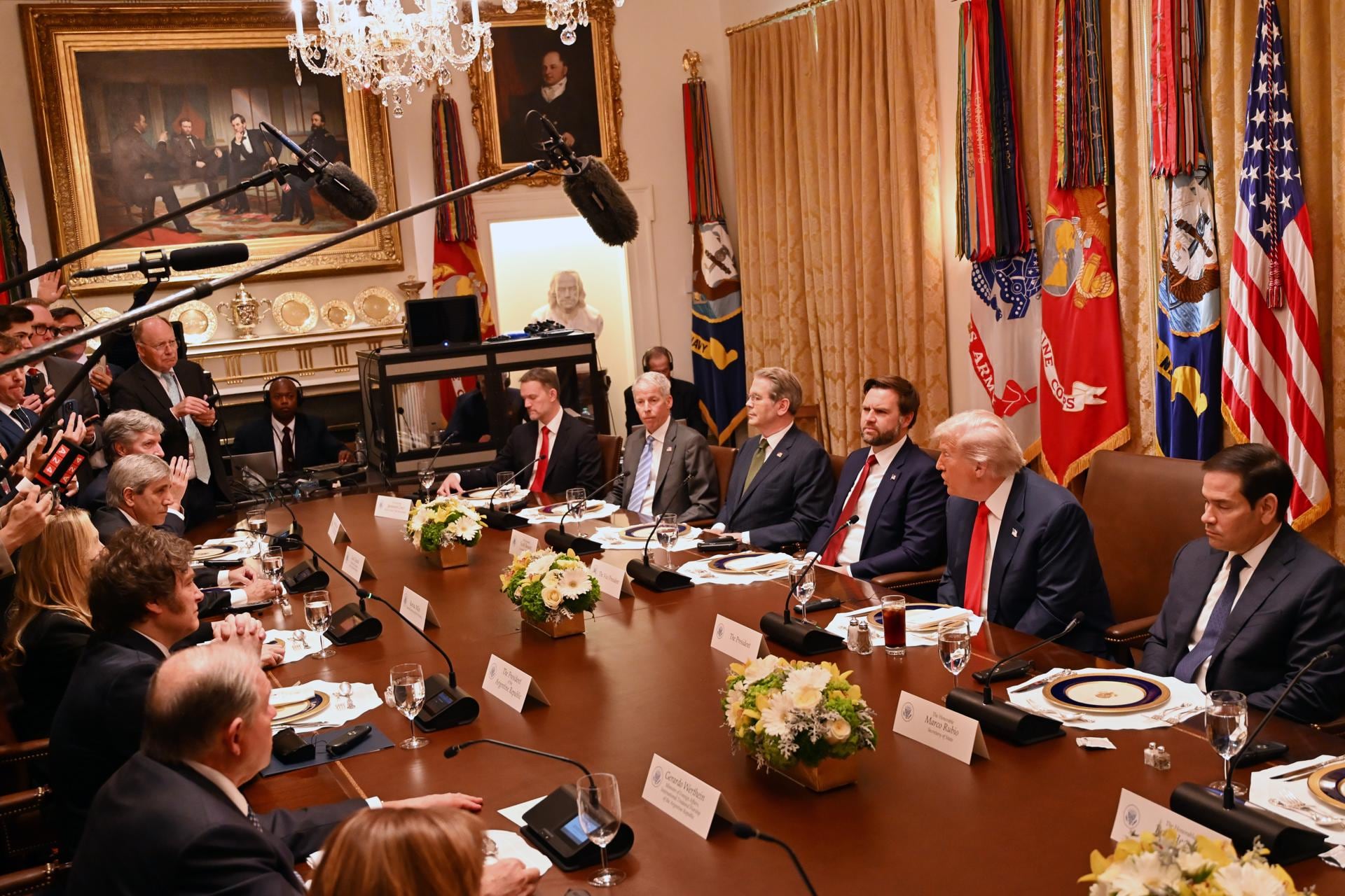 Milei, Trump, Caputo, Bessent-14/10/2025